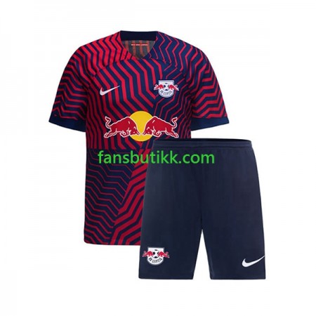 Fotballdrakt RB Leipzig Barn Bortetrøye 2023-2024 Kortermet